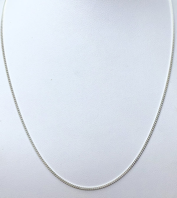 Curb (40) 40cm Sterling Silver Chain