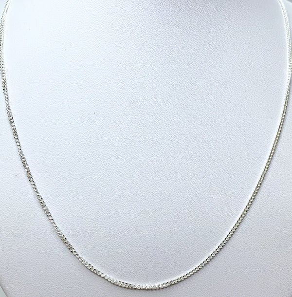 Curb (50) 55cm Sterling Silver Chain