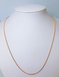 9ct Rose Gold Curb Chain