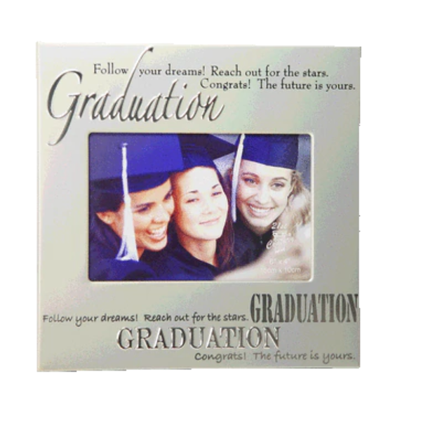 Graduation Silver Metal Photo Frame