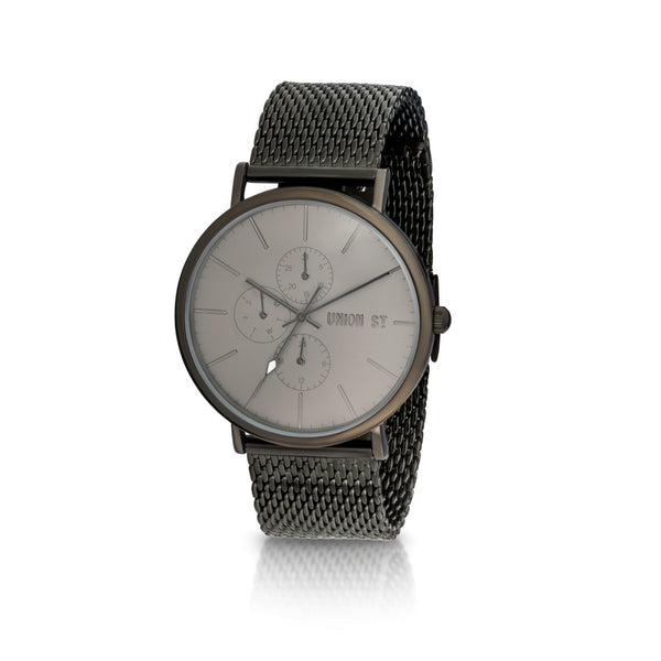 Union St Ethan Grey Dial with Blacktone Mesh Watch