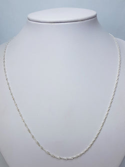 50cm Singapore (25) Sterling Silver Chain