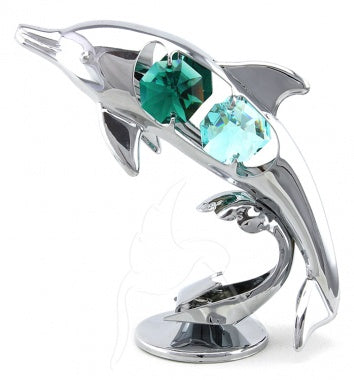 Crystal Dolphin Silver