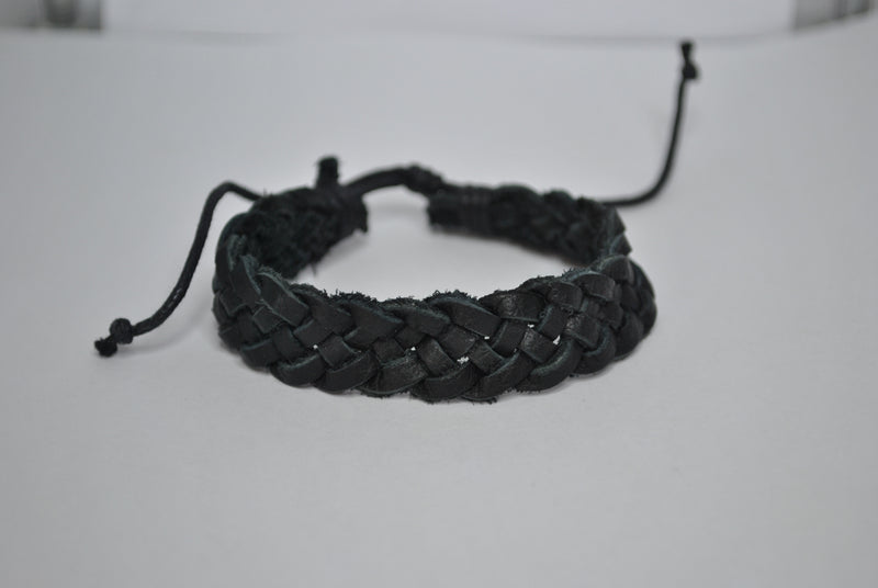 Leather Bracelet - Black
